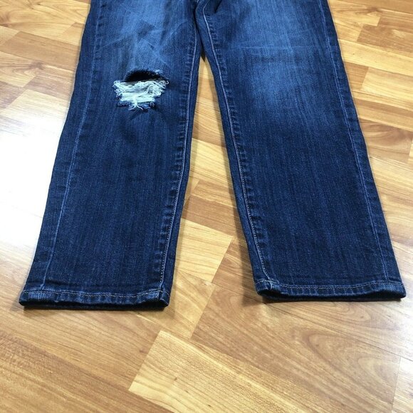Lucky Brand Sienna Cigarette Denim Jeans Women's Size 6 / 28 Med Wash Distress - Picture 8 of 12